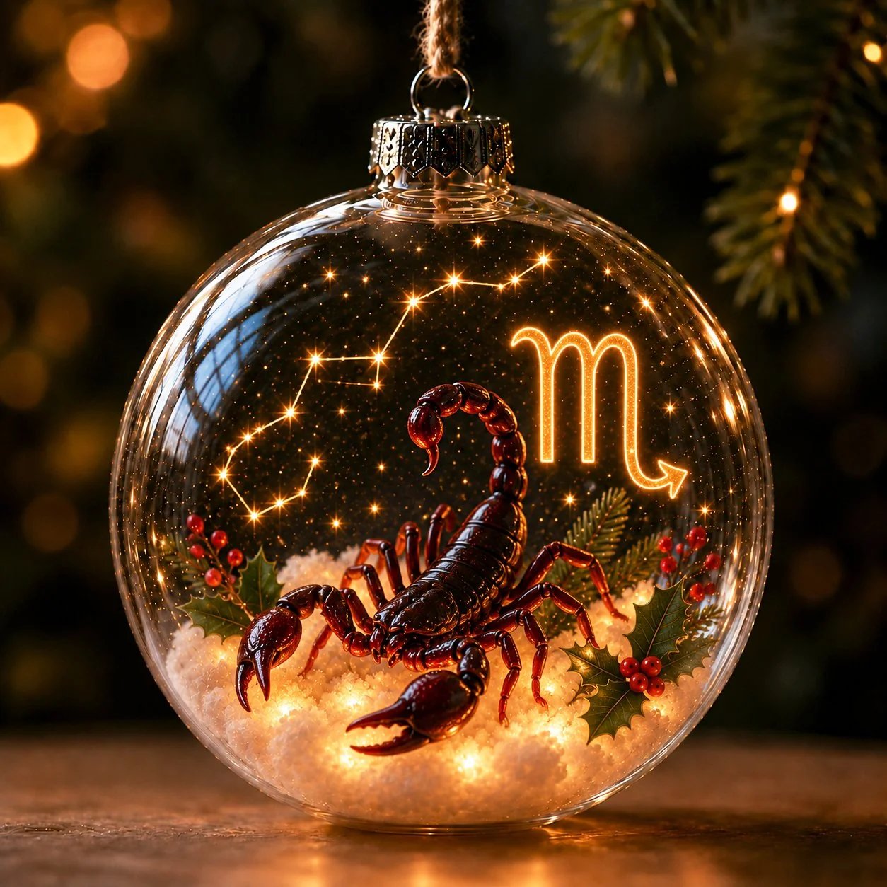 ⏳ Last Day 70% OFF – ✨ Lighted Zodiac Christmas Ornament | 12 Astrology-Inspired Designs with Warm Golden Glow, Constellation Details & Personalized Star Sign Style 🎄
