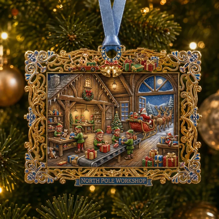 ❤️Last Day70% OFF-250th Anniversary Christmas Ornament 2026 – USA Heritage Santa Sleigh Collectible | Limited-Edition Patriotic Holiday Tree Decor