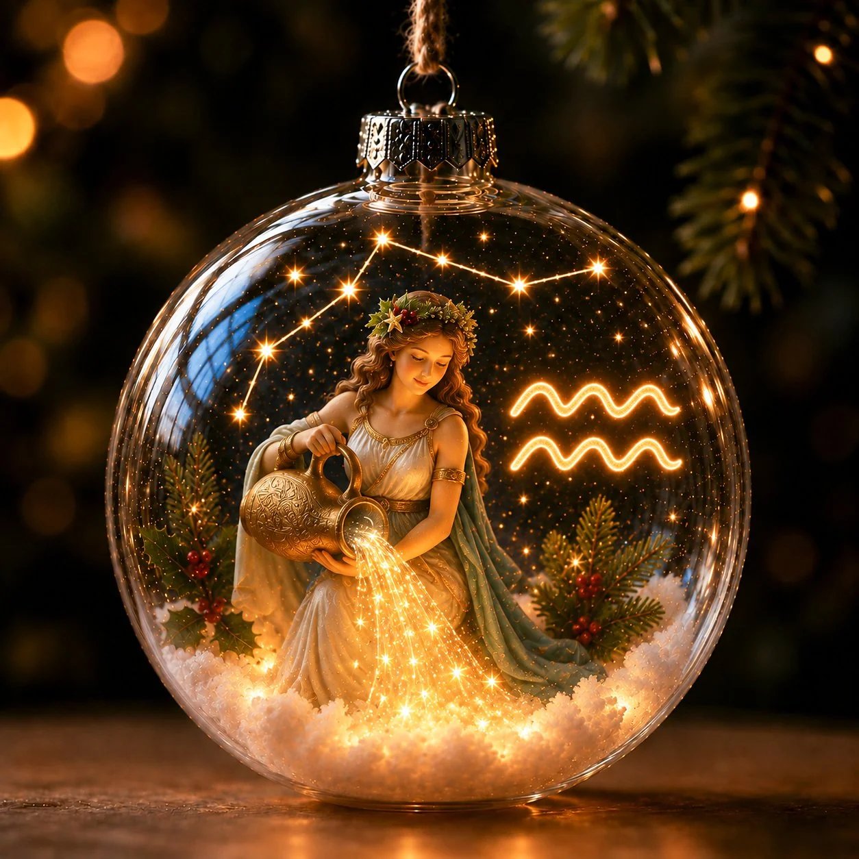 ⏳ Last Day 70% OFF – ✨ Lighted Zodiac Christmas Ornament | 12 Astrology-Inspired Designs with Warm Golden Glow, Constellation Details & Personalized Star Sign Style 🎄