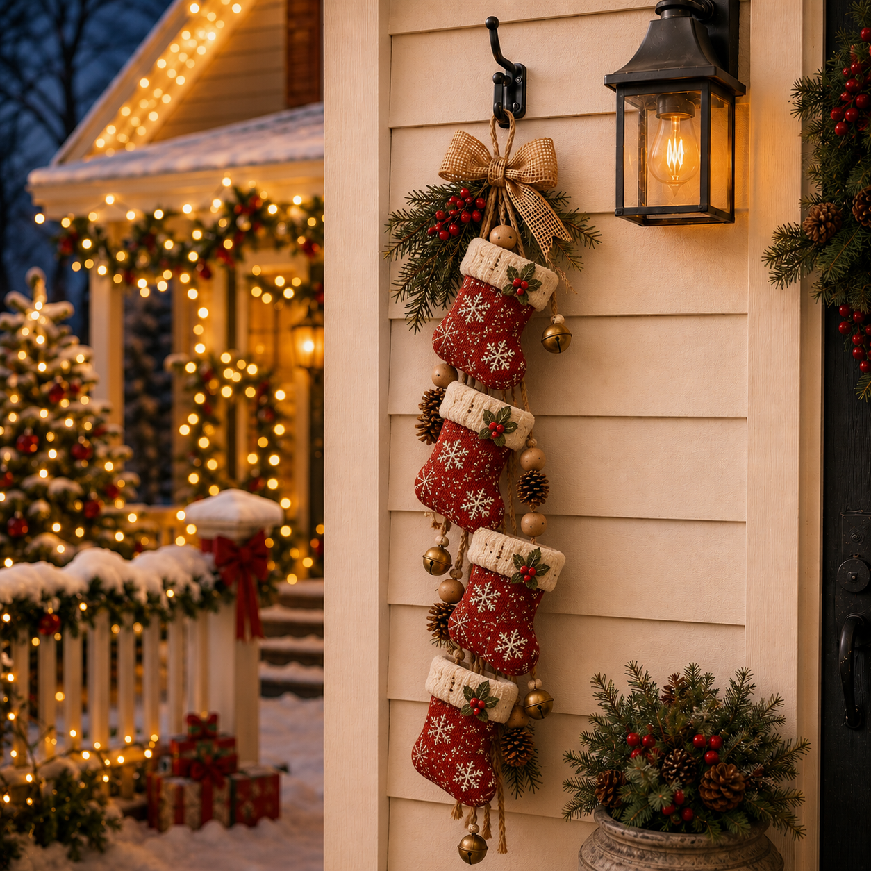 🎄 A Little Christmas Hug Lighted Garland ❤