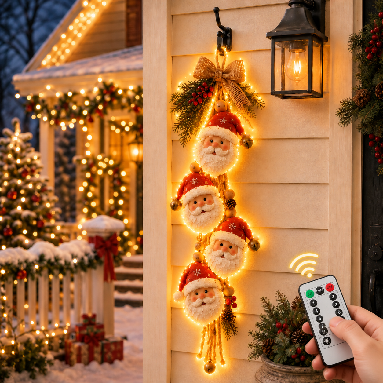 🎄 A Little Christmas Hug Lighted Garland ❤