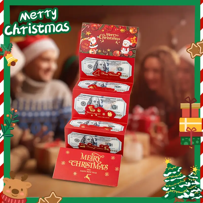 🎅 Last Day70% OFF-🎄 Fold-Out Christmas Money Gift Card
