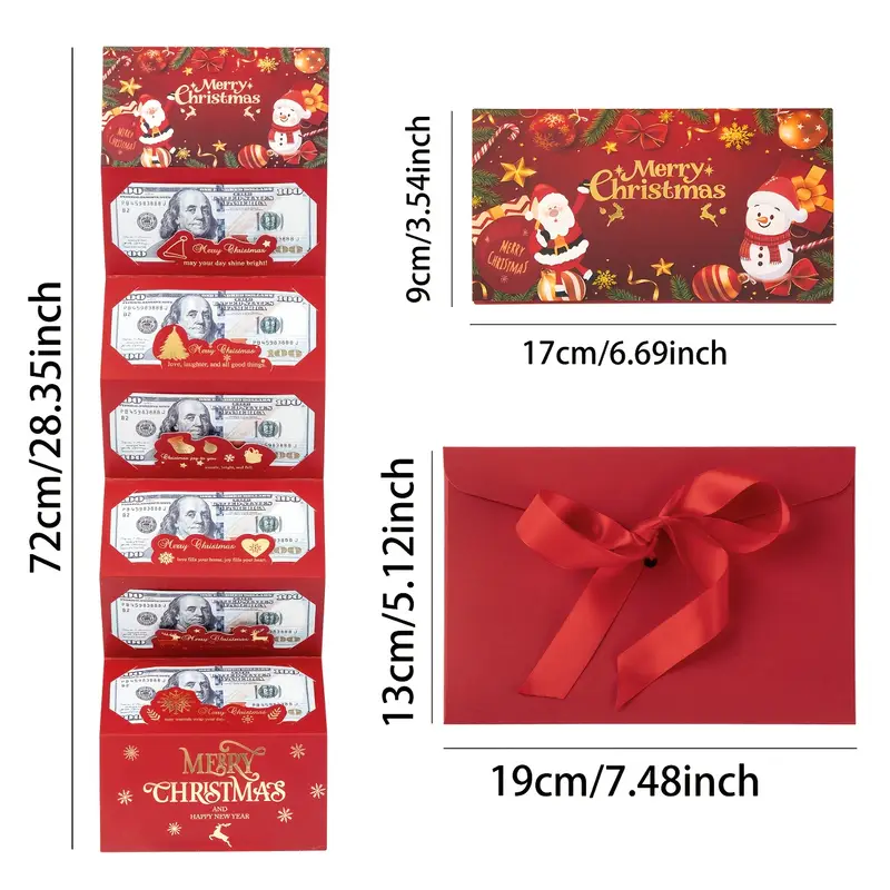 🎅 Last Day70% OFF-🎄 Fold-Out Christmas Money Gift Card