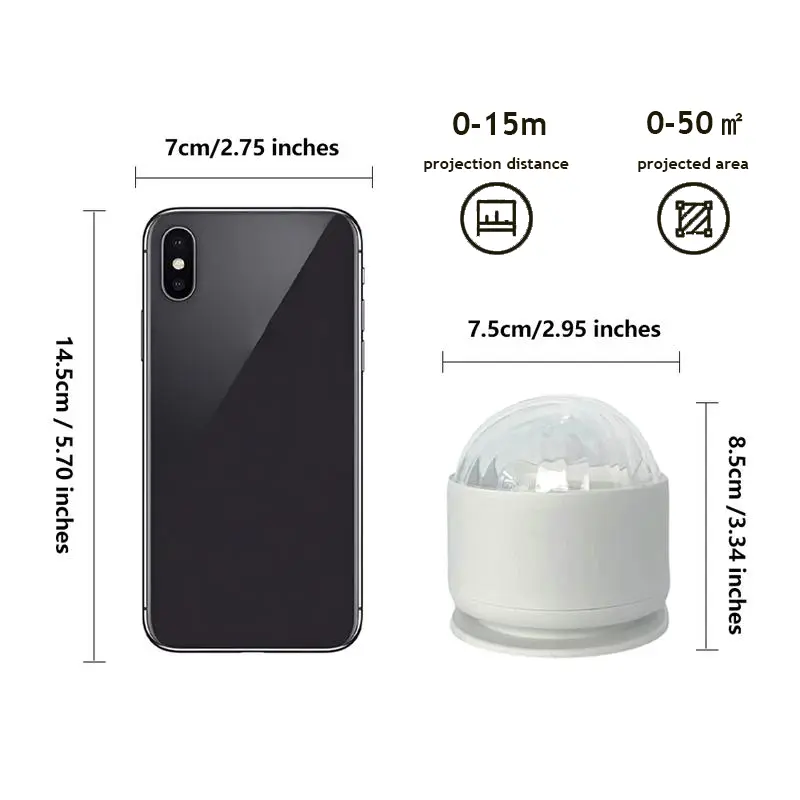 16-Color Round Lamp withControl