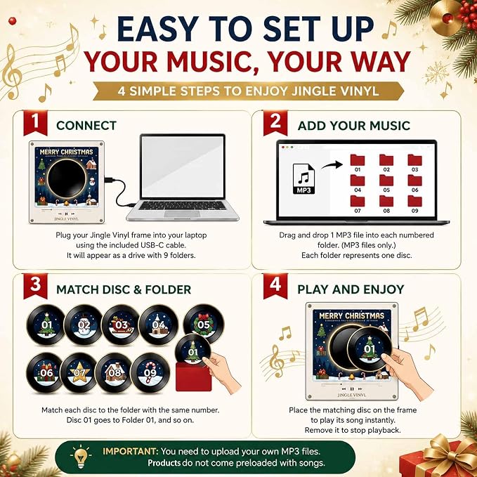 Christmas Magnetic Music Player