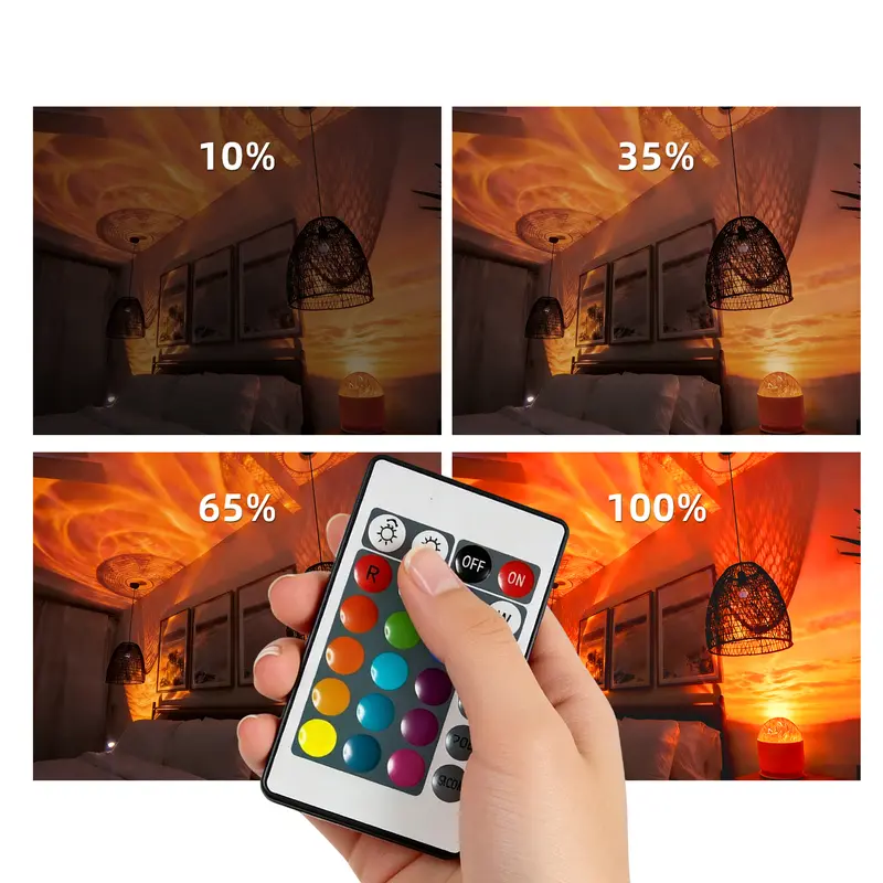 16-Color Round Lamp withControl