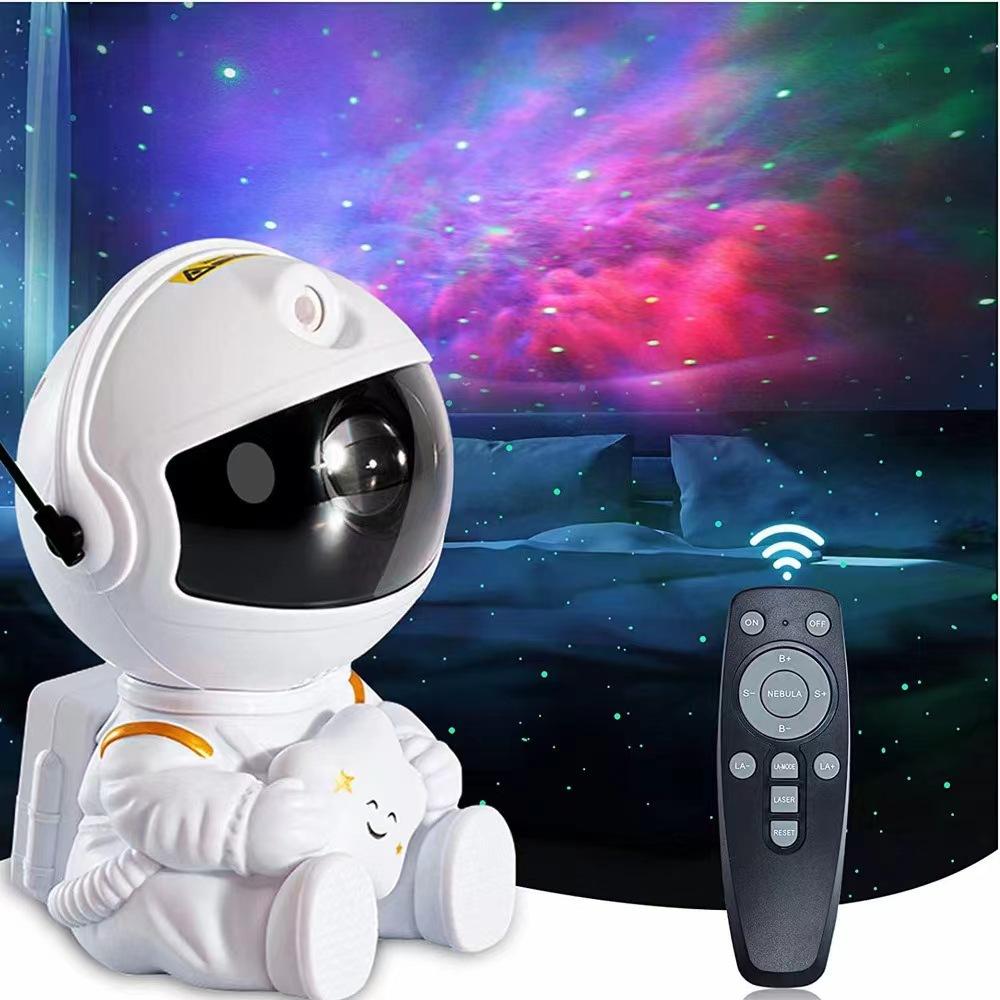 LED Astronaut Galaxy Star Projector - Home Living Room Festive Decor Tech Gadget, Remote Control, 360° Adjustable Nebula Ceiling Lamp, Teen Boy Gift, Boyfriend Birthday Gift, Room Accessories, Cool Stuff for Space, Tools and Gadgets, Gifts For Boyfriend,