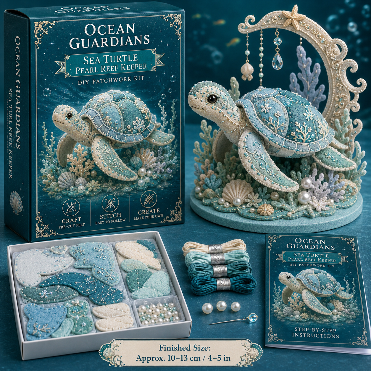 🎁 Ocean Guardians DIY Patchwork Kit Collection🌊