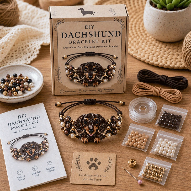 🐙DIY Beaded Bracelet Making Kit