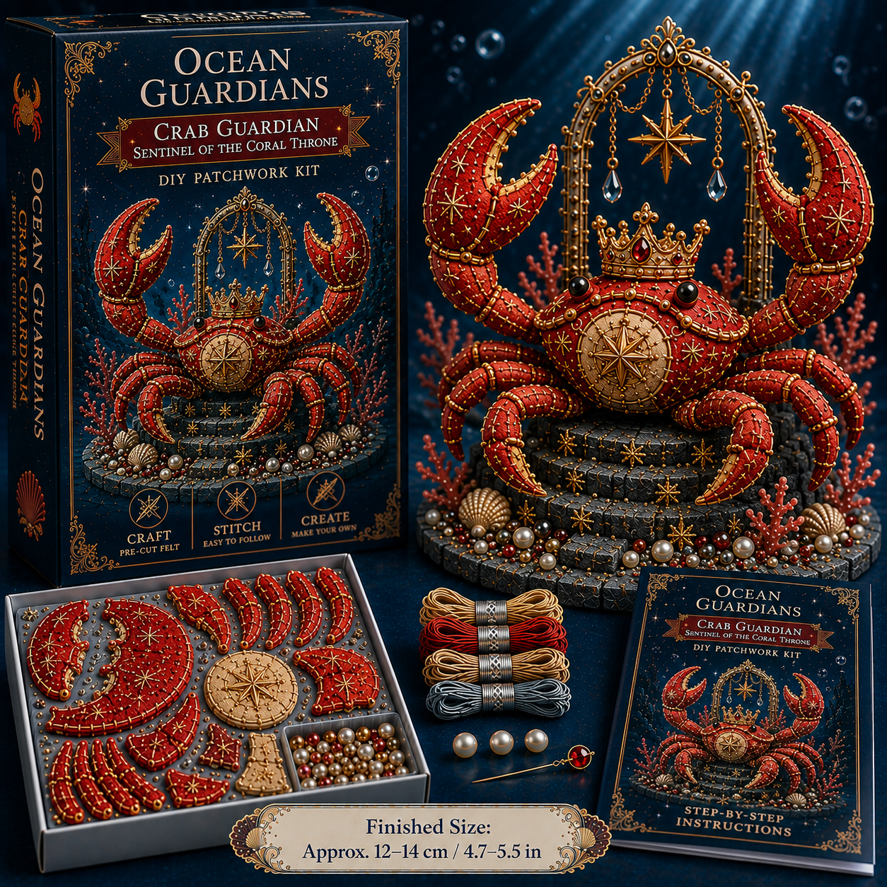 🎁 Ocean Guardians DIY Patchwork Kit Collection🌊