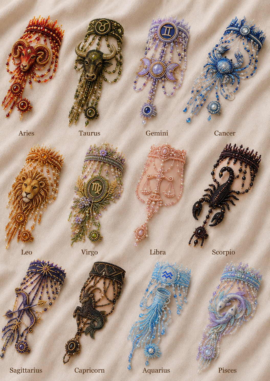 🔥 49% OFF – Zodiac DIY Beaded Hand Bracelet Kit – Create Your Celestial Wearable Art