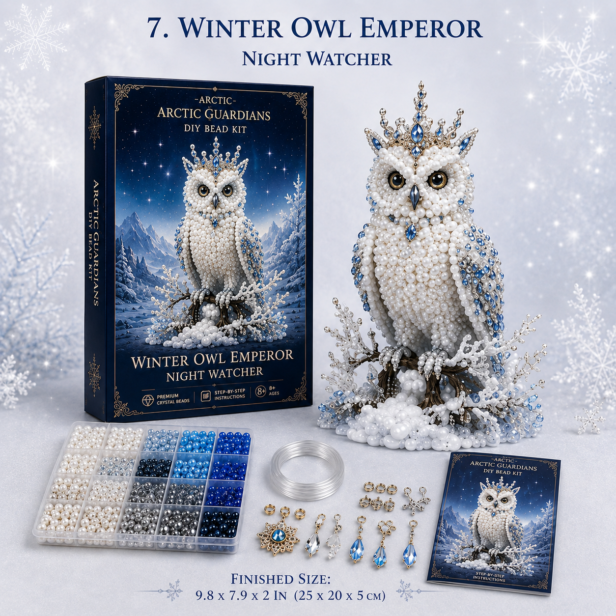 Arctic Winter Guardians DIY Bead Kit Collection – Build Your Own Crystal Mythical Creature