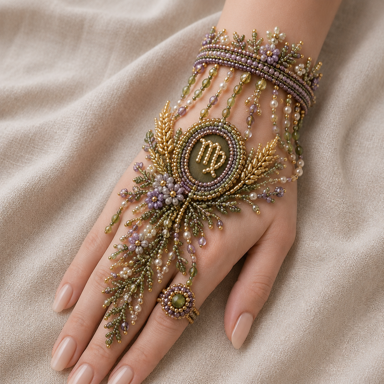 🔥 49% OFF – Zodiac DIY Beaded Hand Bracelet Kit – Create Your Celestial Wearable Art
