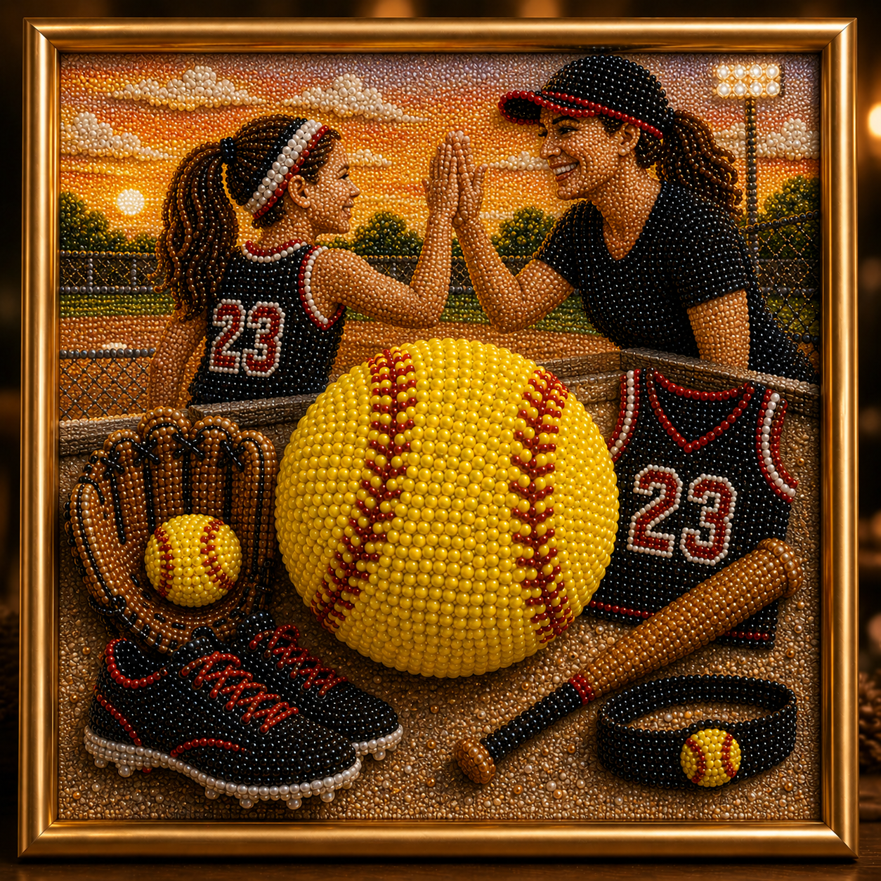 🔥 LSAT DAY 75% OFF 🏆🏈 Sports Legacy™ Pearl Art Collection