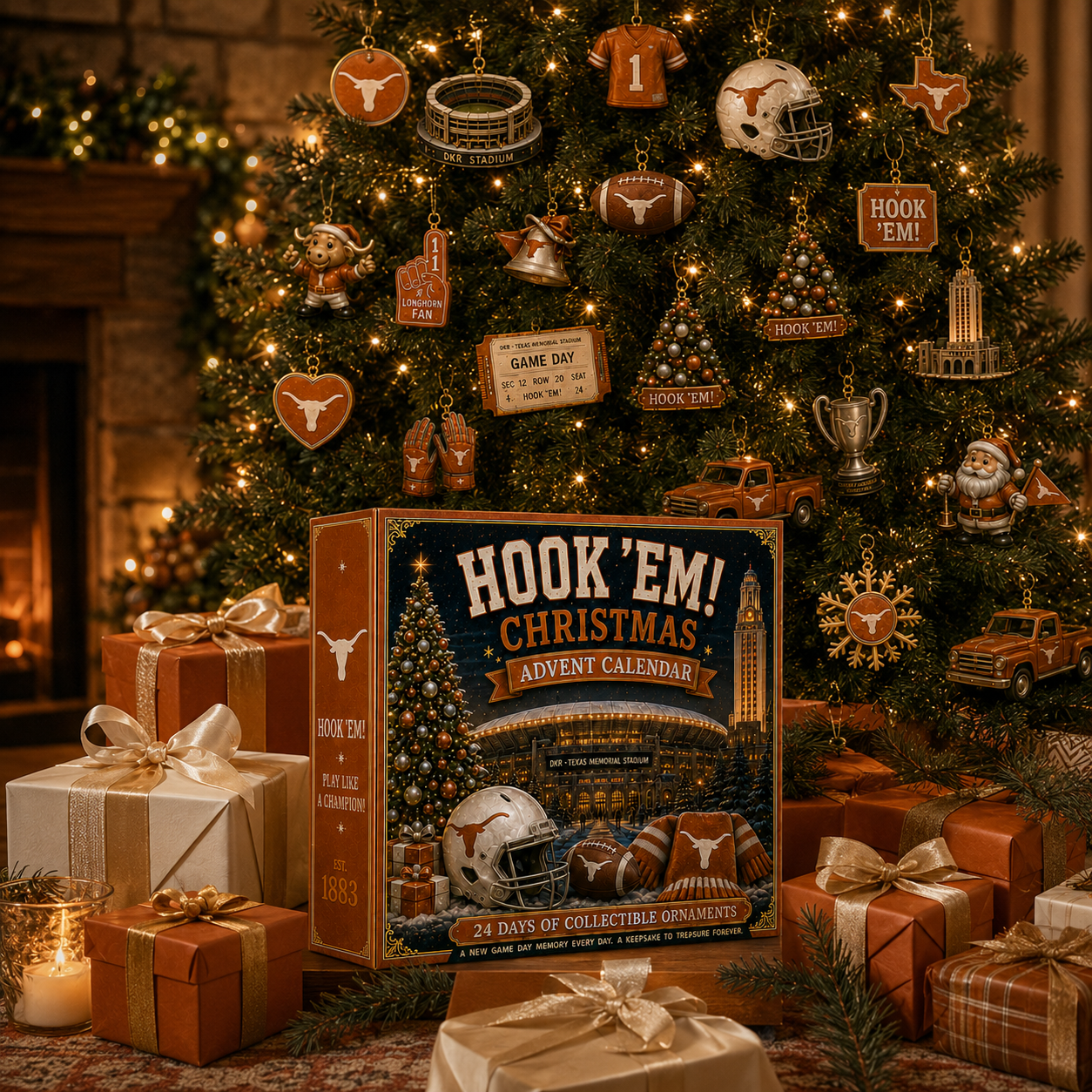 🎄 Hook ’Em! Football Christmas Advent Calendar