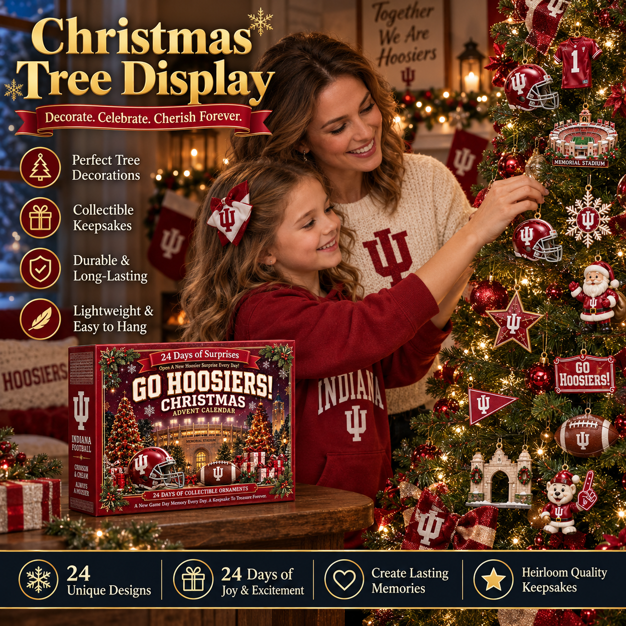 🎄 Go Hoosiers! Football Christmas Advent Calendar