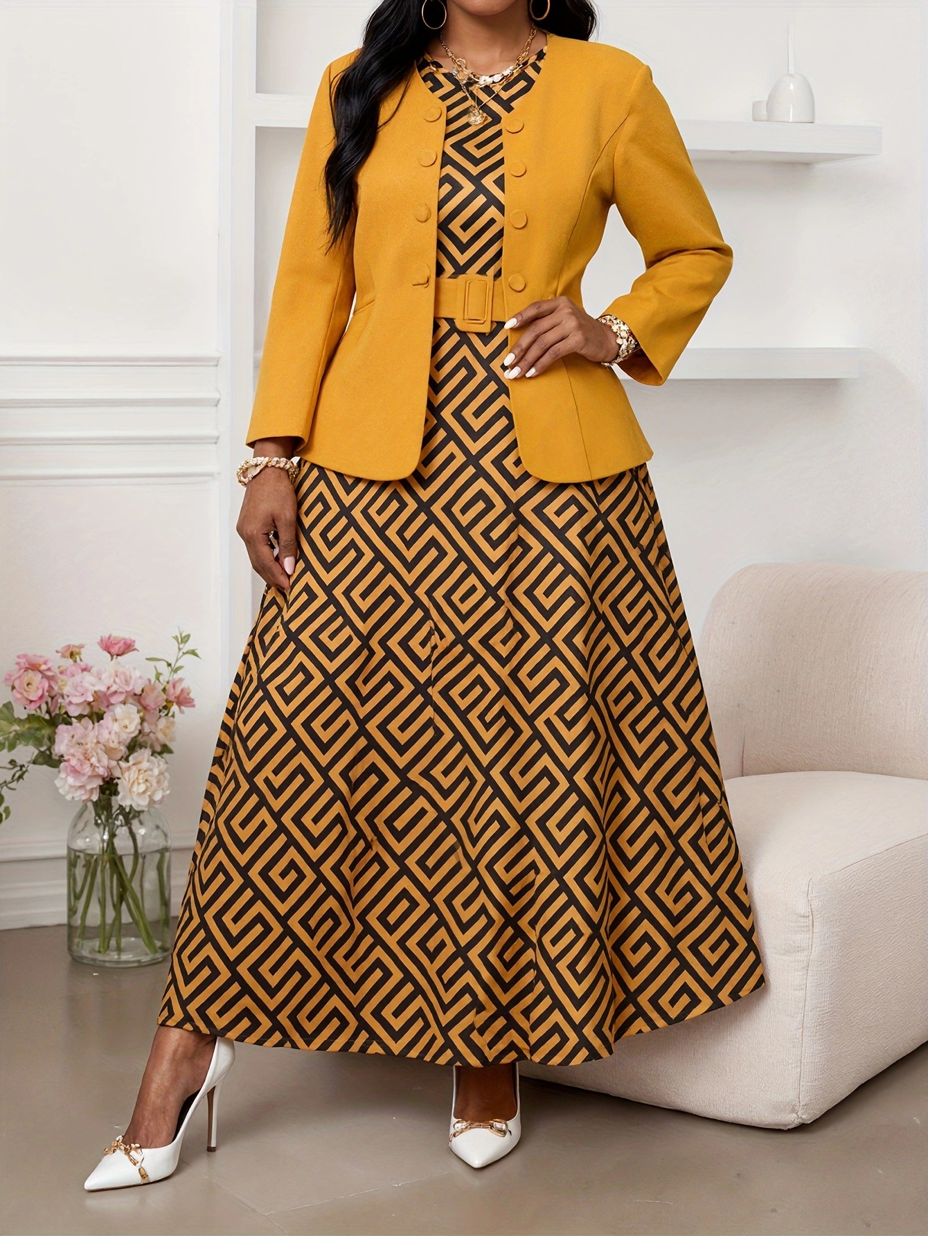 Autumn New Arrival Plus Size Women's Clothing 2-Piece Set
