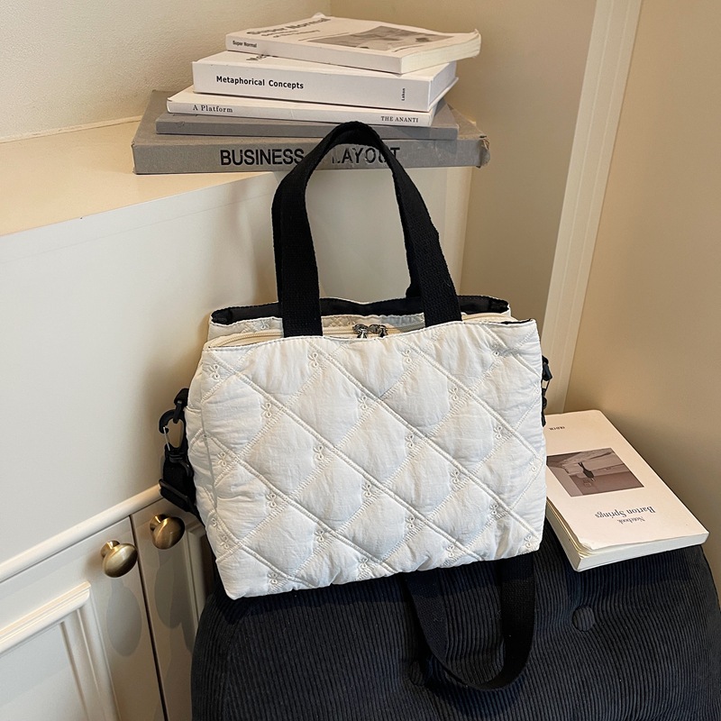 OLYRA the Bubble  Puffy  Laptop Work Tote 
