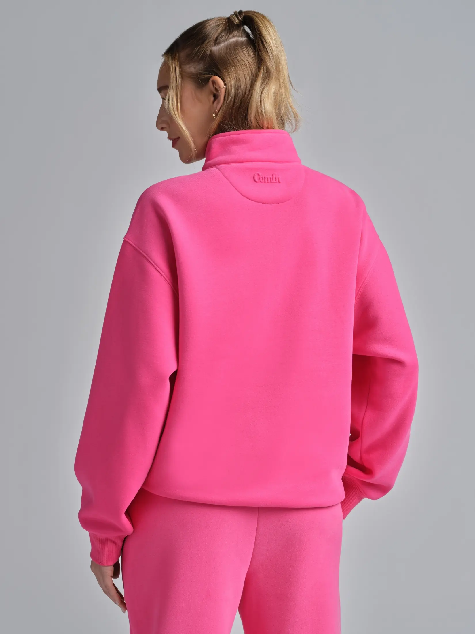 Women’s Quarter-Zip Mock Neck Sweatshirt