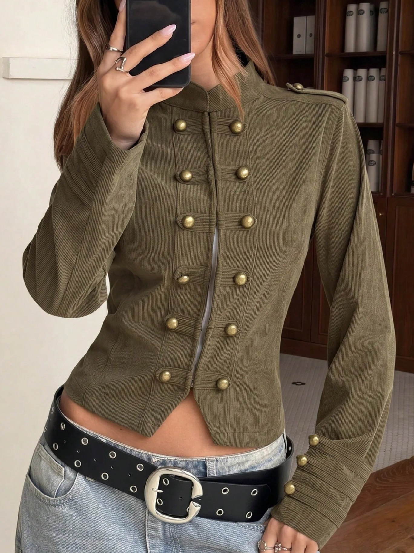 Women’s Cropped Utility Jacket