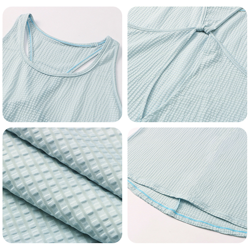 Women’s Loose Yoga Tank Top – Cooling Nylon, Breathable & Sexy Fit for Running, Casual & Everyday Wear, Travel & Camping