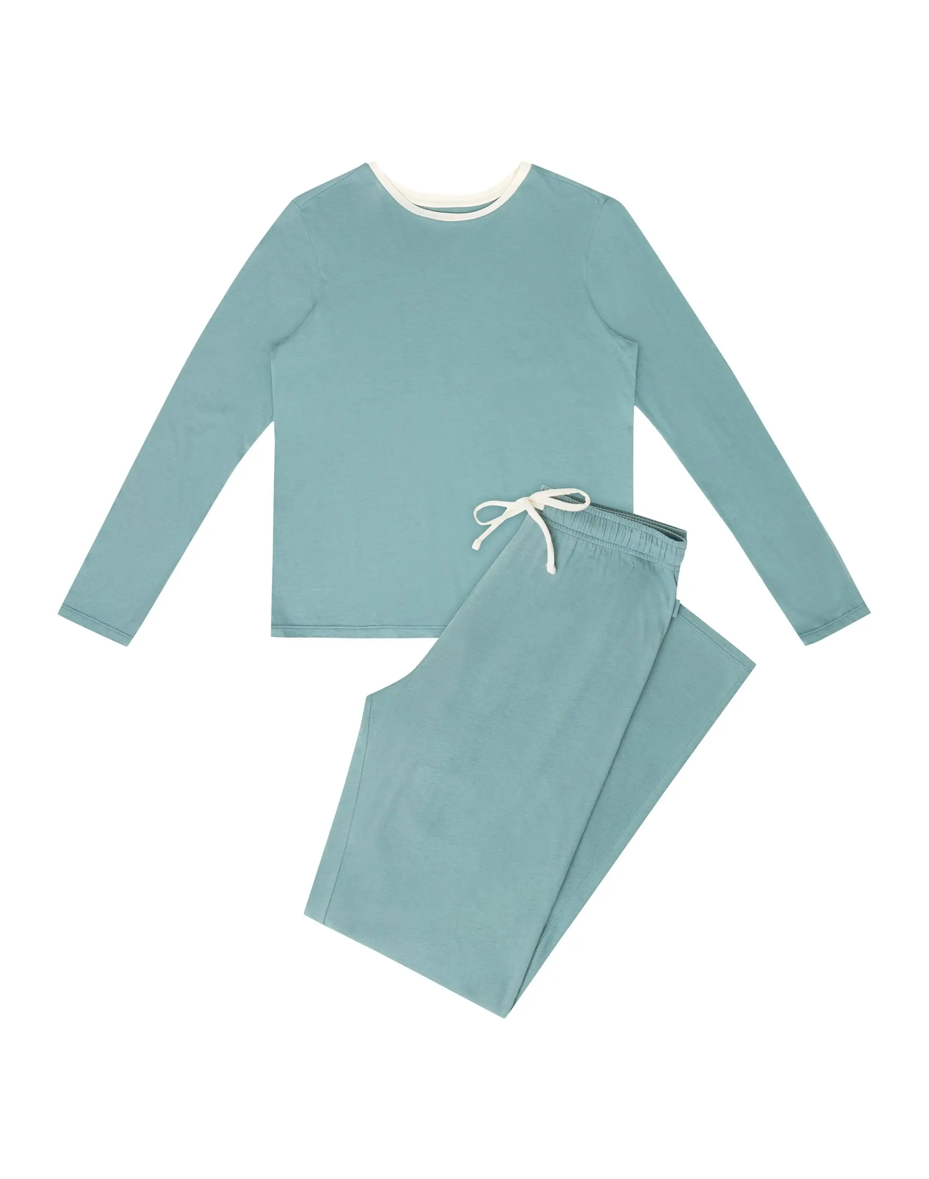 Women's 2-Piece Bamboo-Blend Loungewear Set, Crew