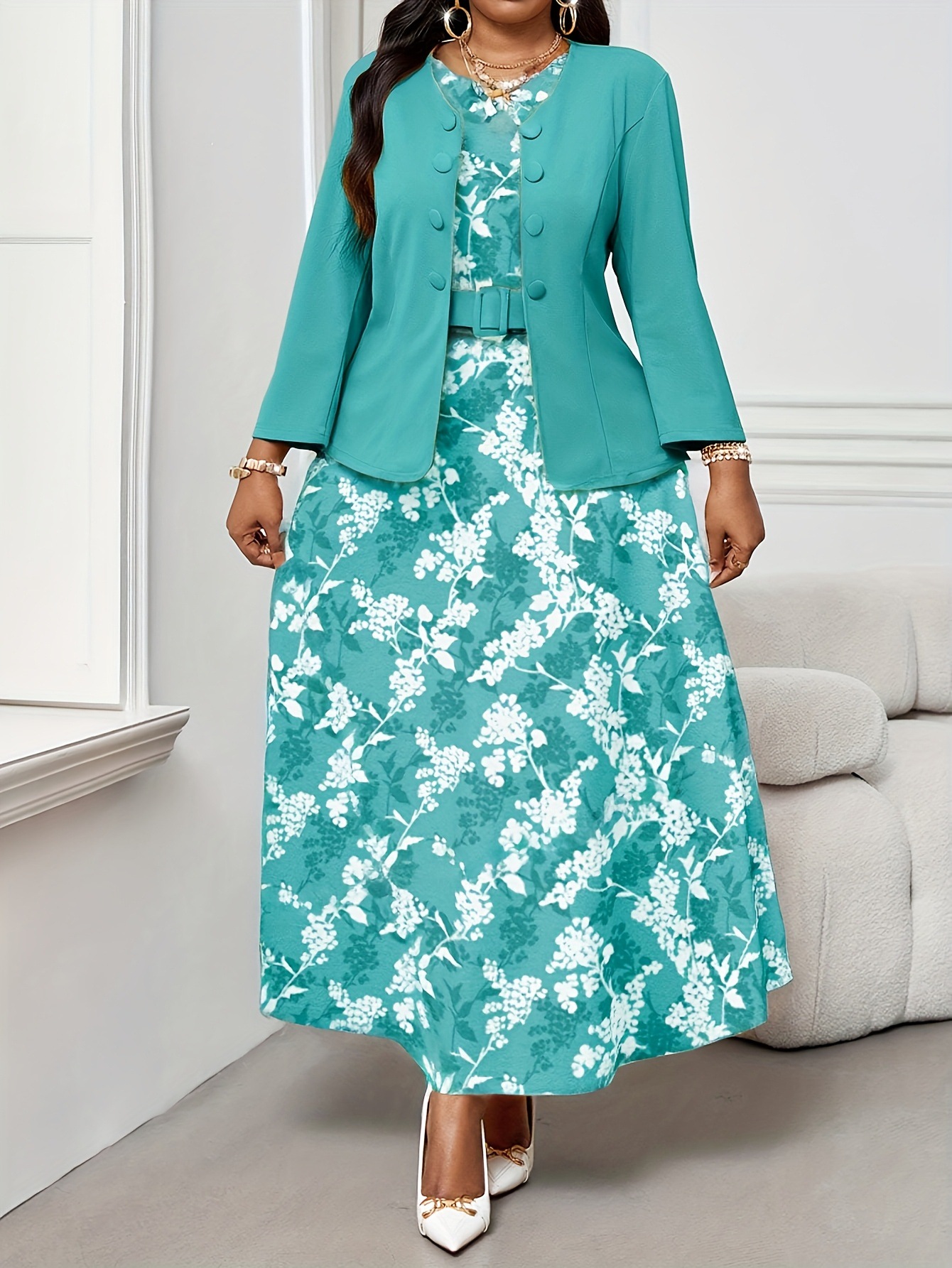 Autumn New Arrival Plus Size Women's Clothing 2-Piece Set