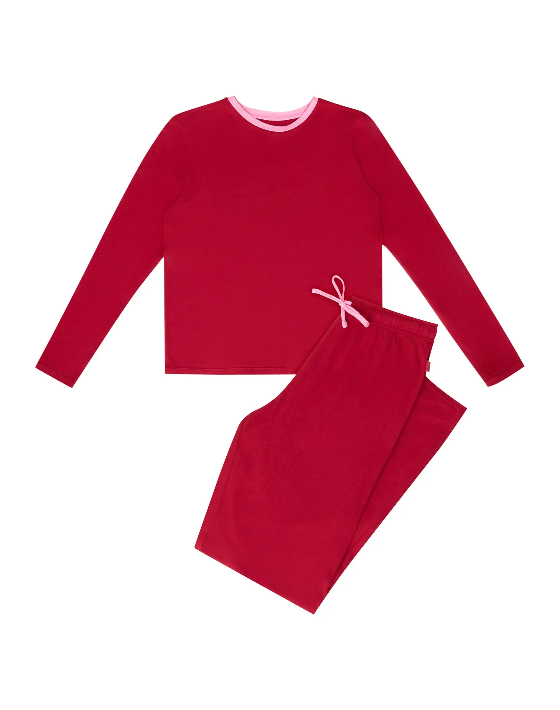 Women's 2-Piece Bamboo-Blend Loungewear Set, Crew