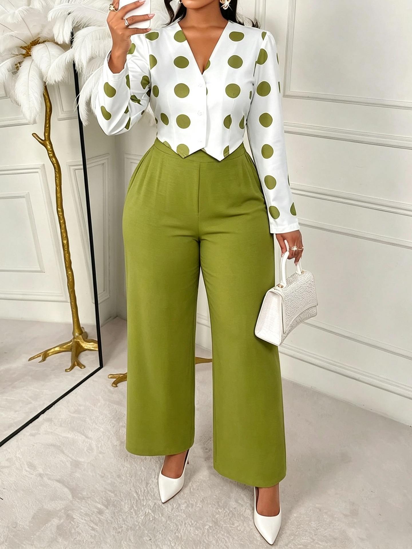 Autumn New Arrival Plus Size Women's Clothing 2-Piece Set