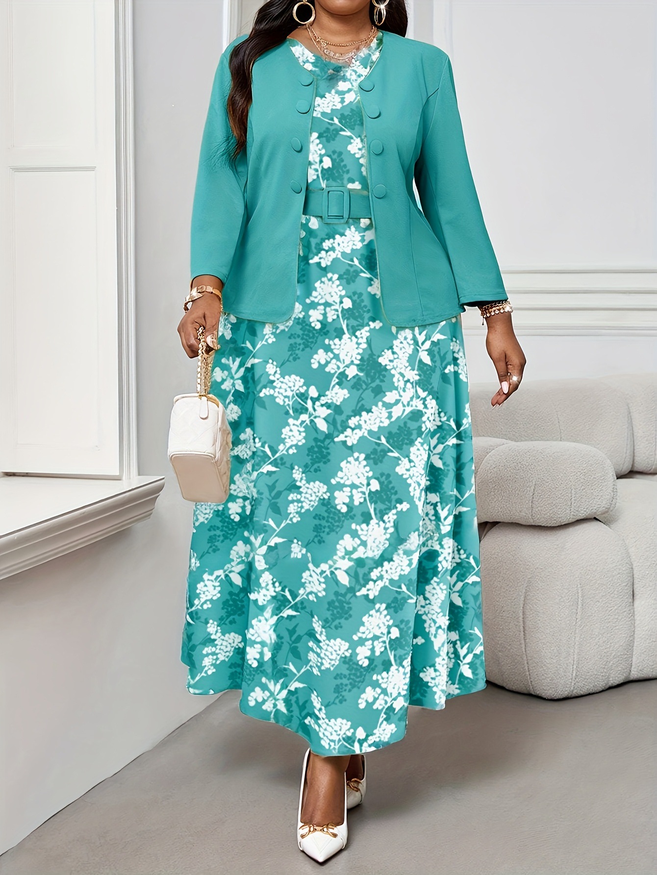 Autumn New Arrival Plus Size Women's Clothing 2-Piece Set