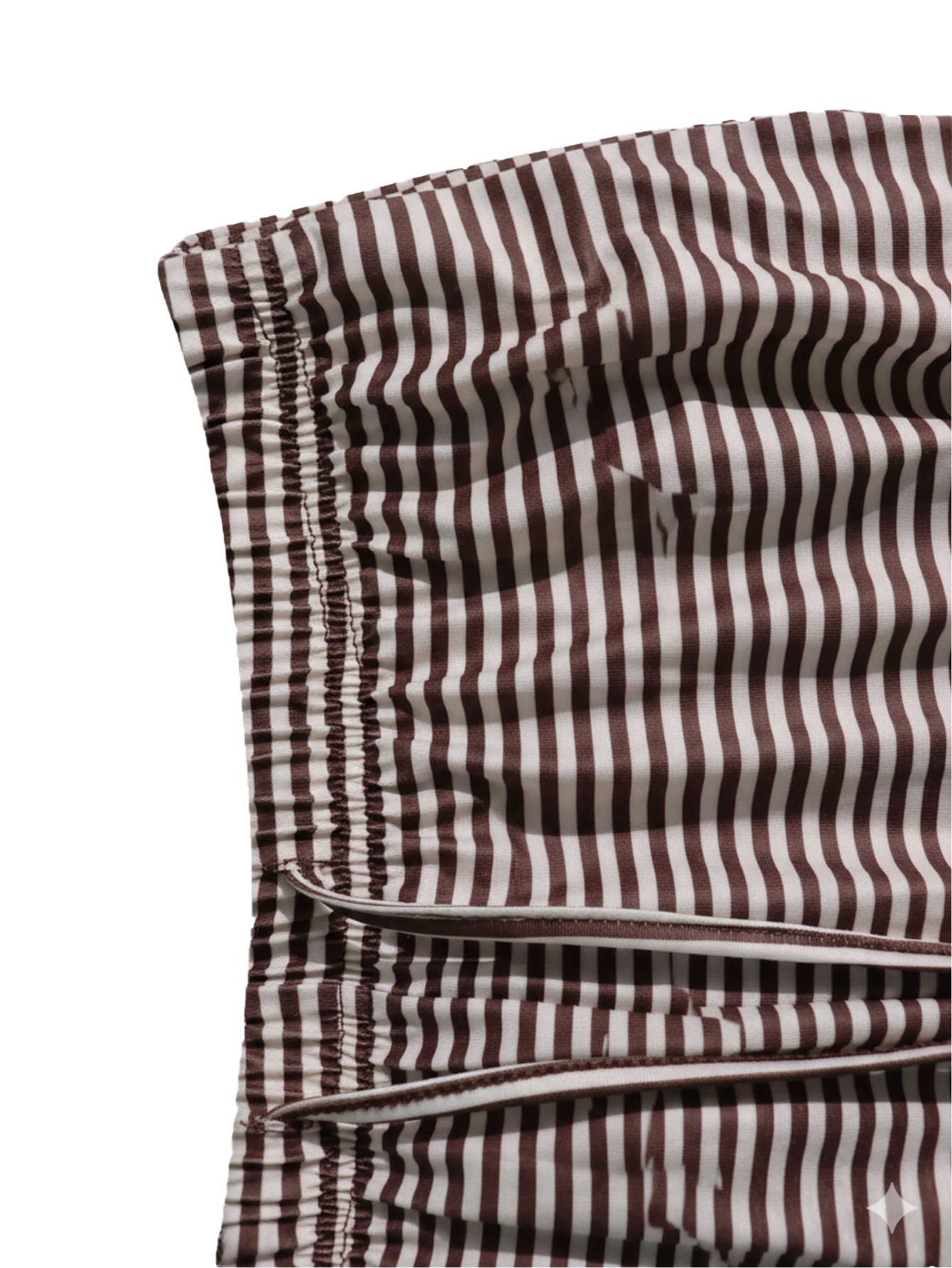 Women’s Autumn Two-Piece Set – Striped Zip-Up Stand-Collar Cardigan & Wide-Leg Trousers