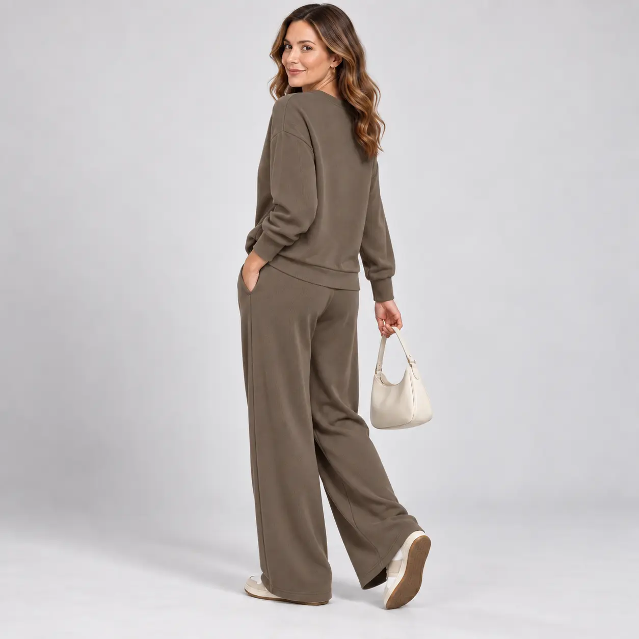  2-Piece Lounge Set, Long Sleeve Pants Top Set