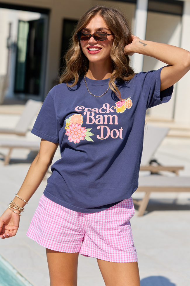 Navy Comfort Colors Graphic Tee