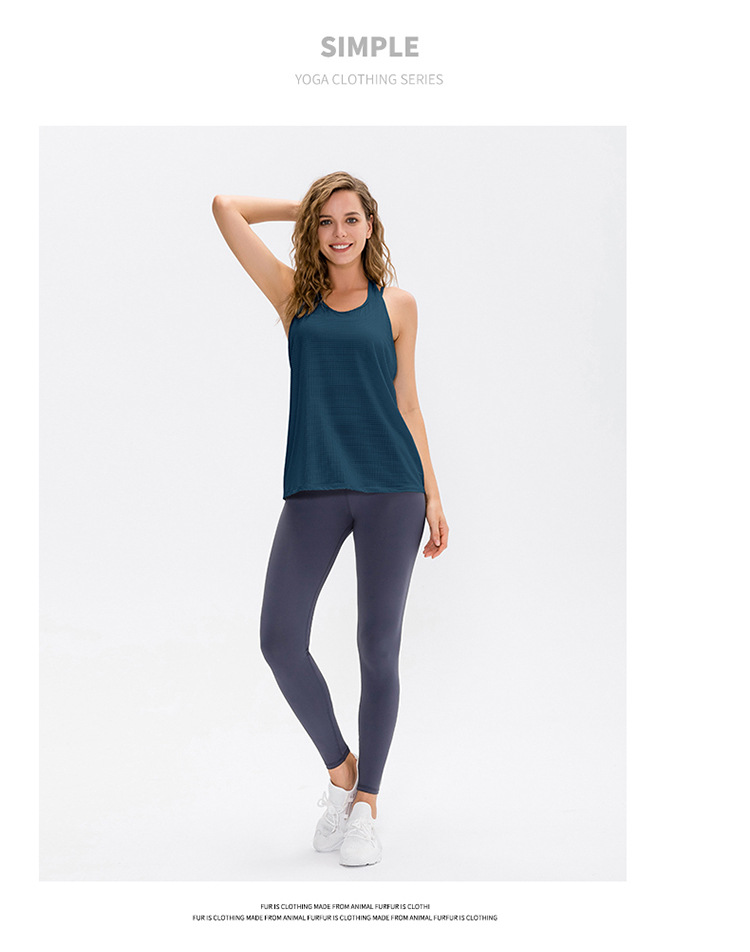 Women’s Loose Yoga Tank Top – Cooling Nylon, Breathable & Sexy Fit for Running, Casual & Everyday Wear, Travel & Camping
