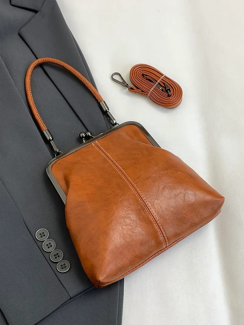 Vintage British style high-quality handbag  Retro style crossbody bag