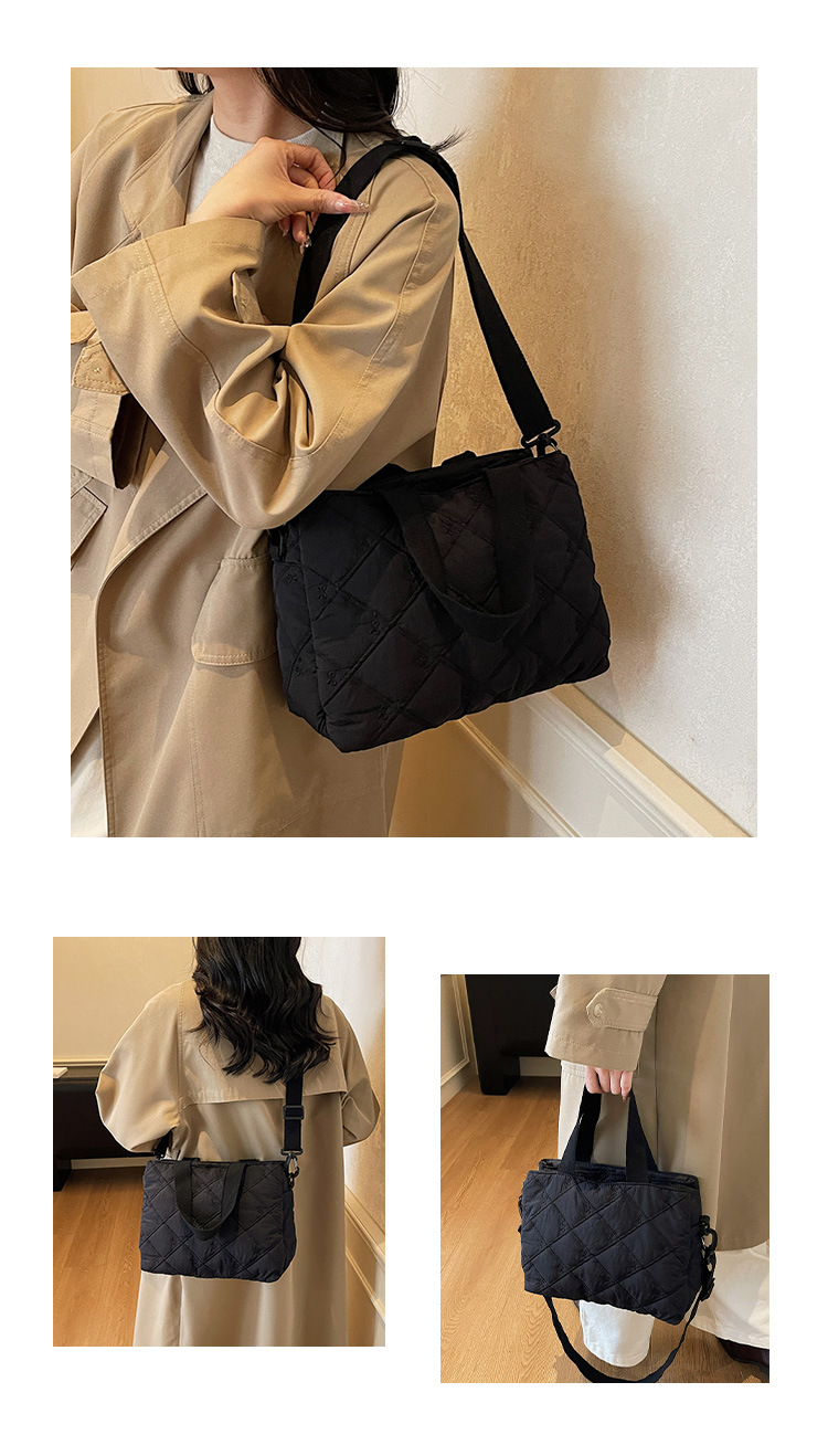 OLYRA the Bubble  Puffy  Laptop Work Tote 