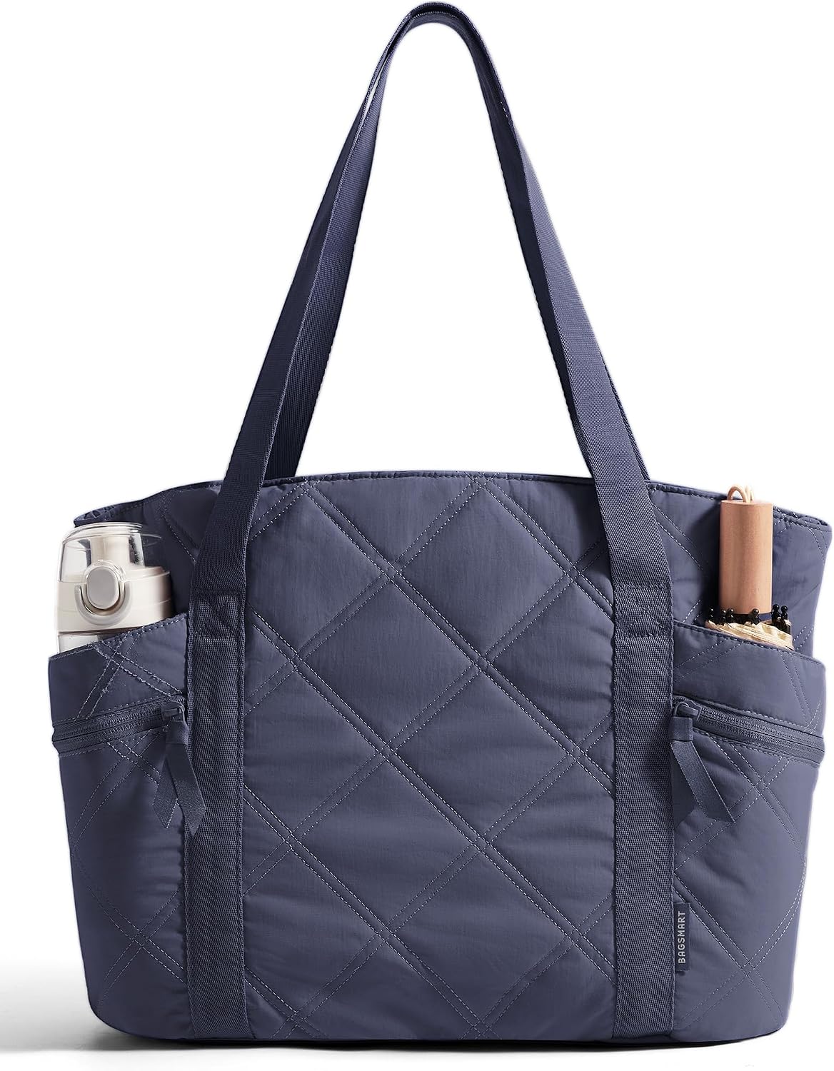 OLYRA Tote Bag for Women, 20L Puffer Work Tote with Zipper