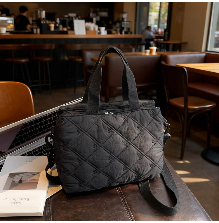 OLYRA the Bubble  Puffy  Laptop Work Tote 