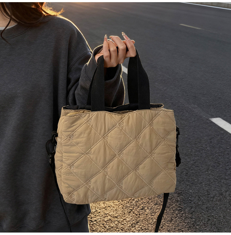 OLYRA the Bubble  Puffy  Laptop Work Tote 