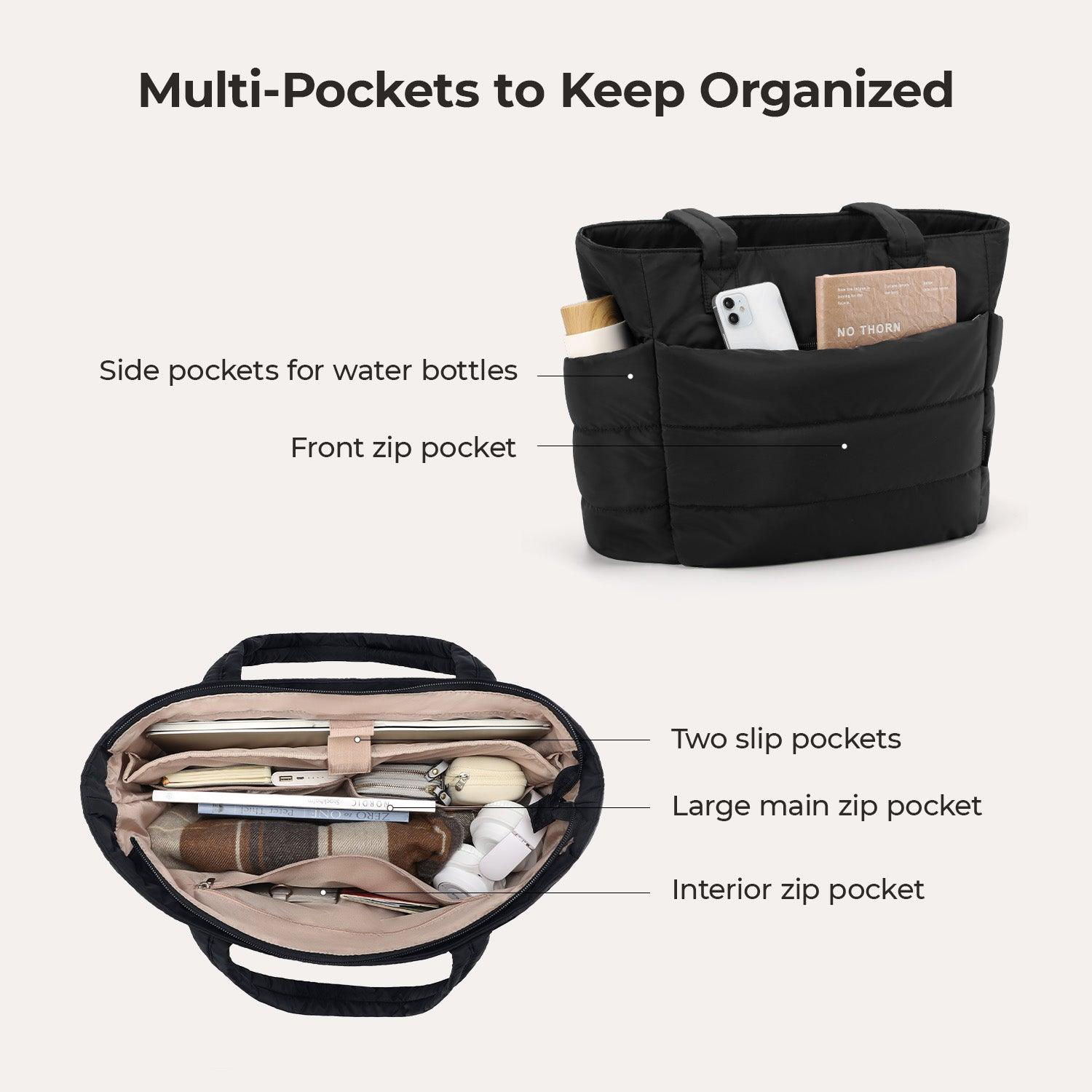 OLYRA the Bubble 20L Puffy 15.6" Laptop Work Tote
