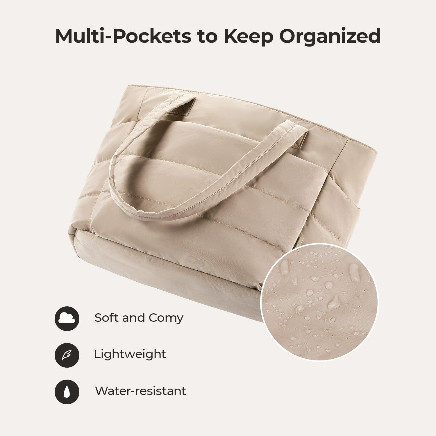 OLYRA the Bubble 20L Puffy 15.6" Laptop Work Tote
