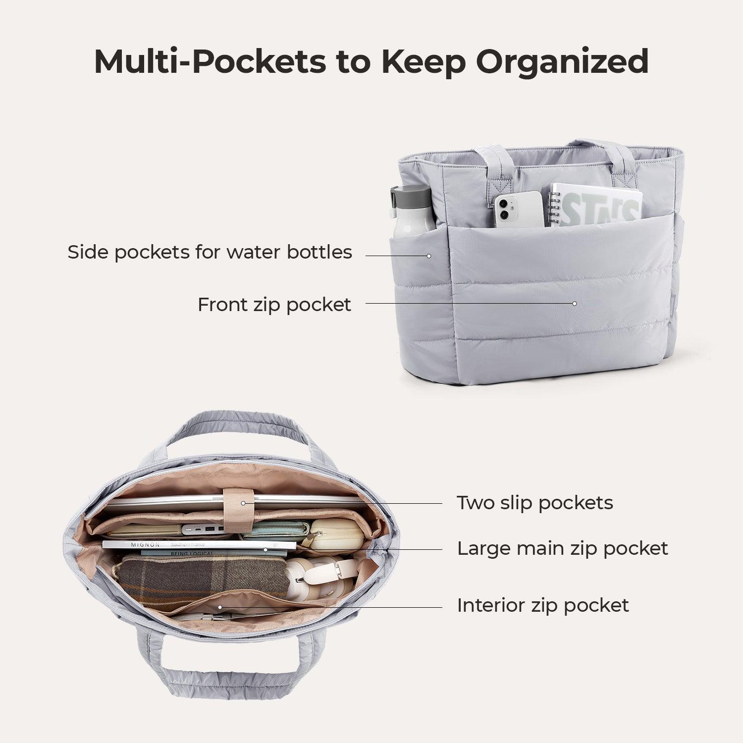 OLYRA the Bubble 20L Puffy 15.6" Laptop Work Tote