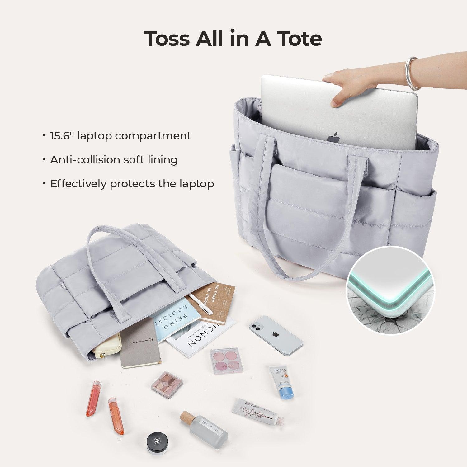 OLYRA the Bubble 20L Puffy 15.6" Laptop Work Tote