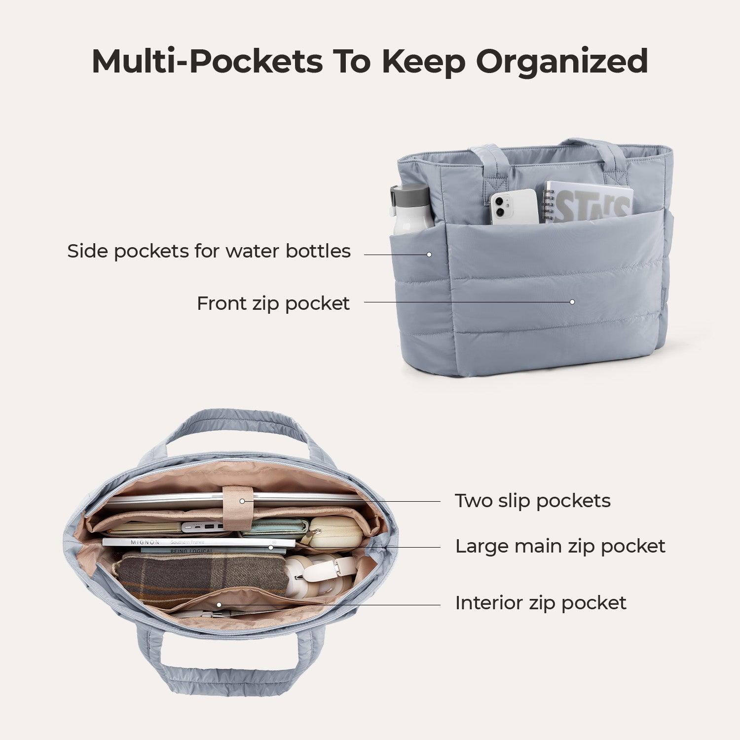 OLYRA the Bubble 20L Puffy 15.6" Laptop Work Tote