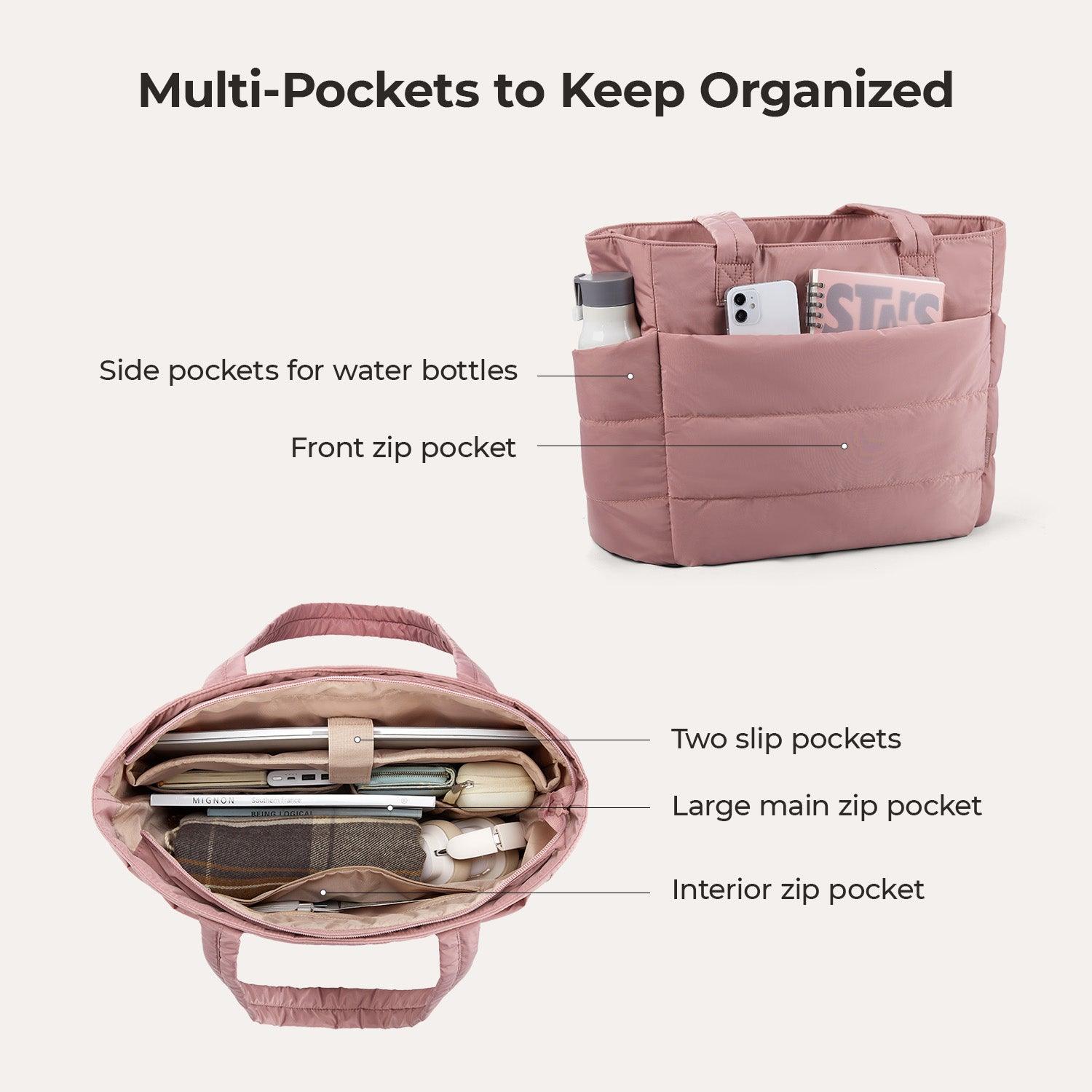 OLYRA the Bubble 20L Puffy 15.6" Laptop Work Tote