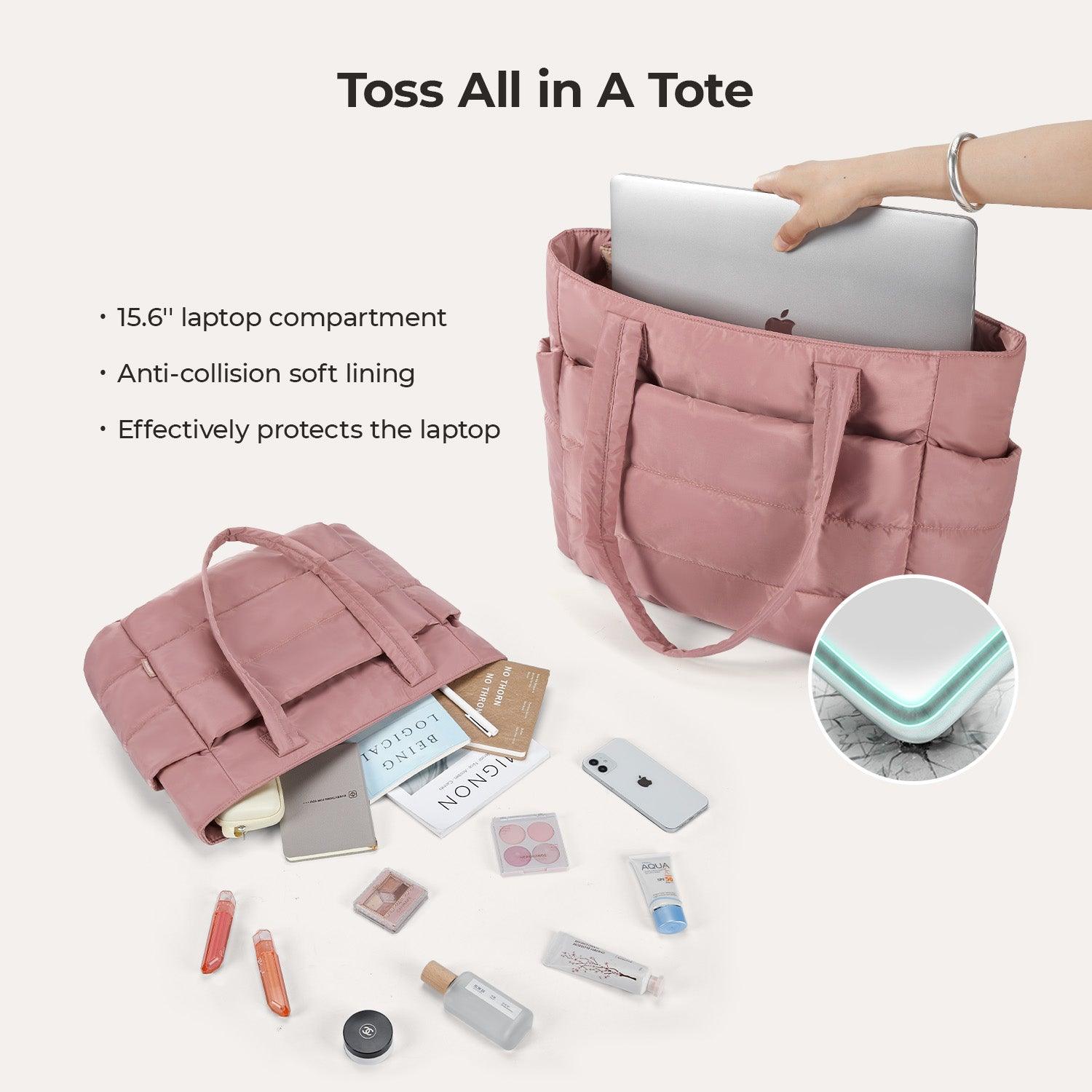 OLYRA the Bubble 20L Puffy 15.6" Laptop Work Tote