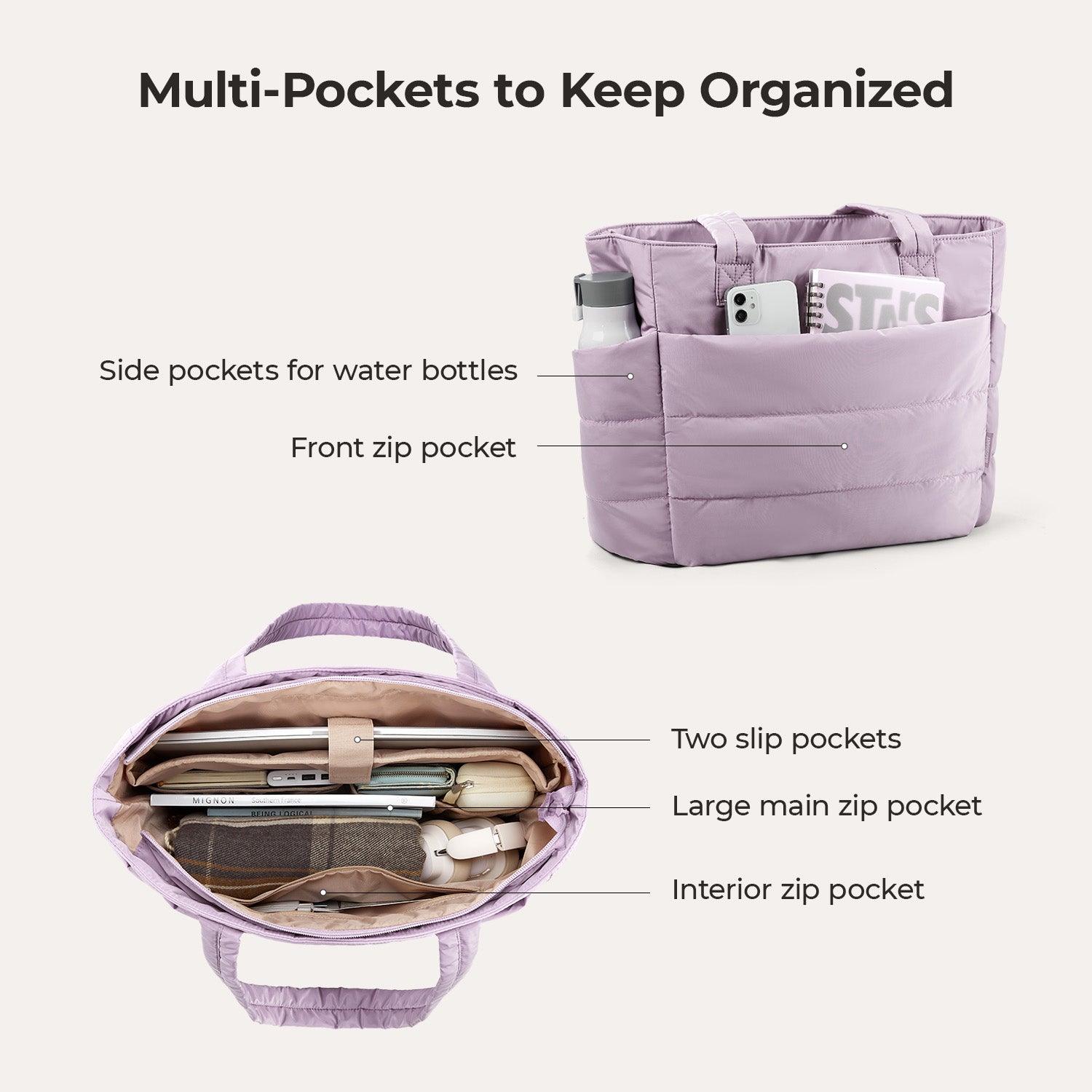 OLYRA the Bubble 20L Puffy 15.6" Laptop Work Tote
