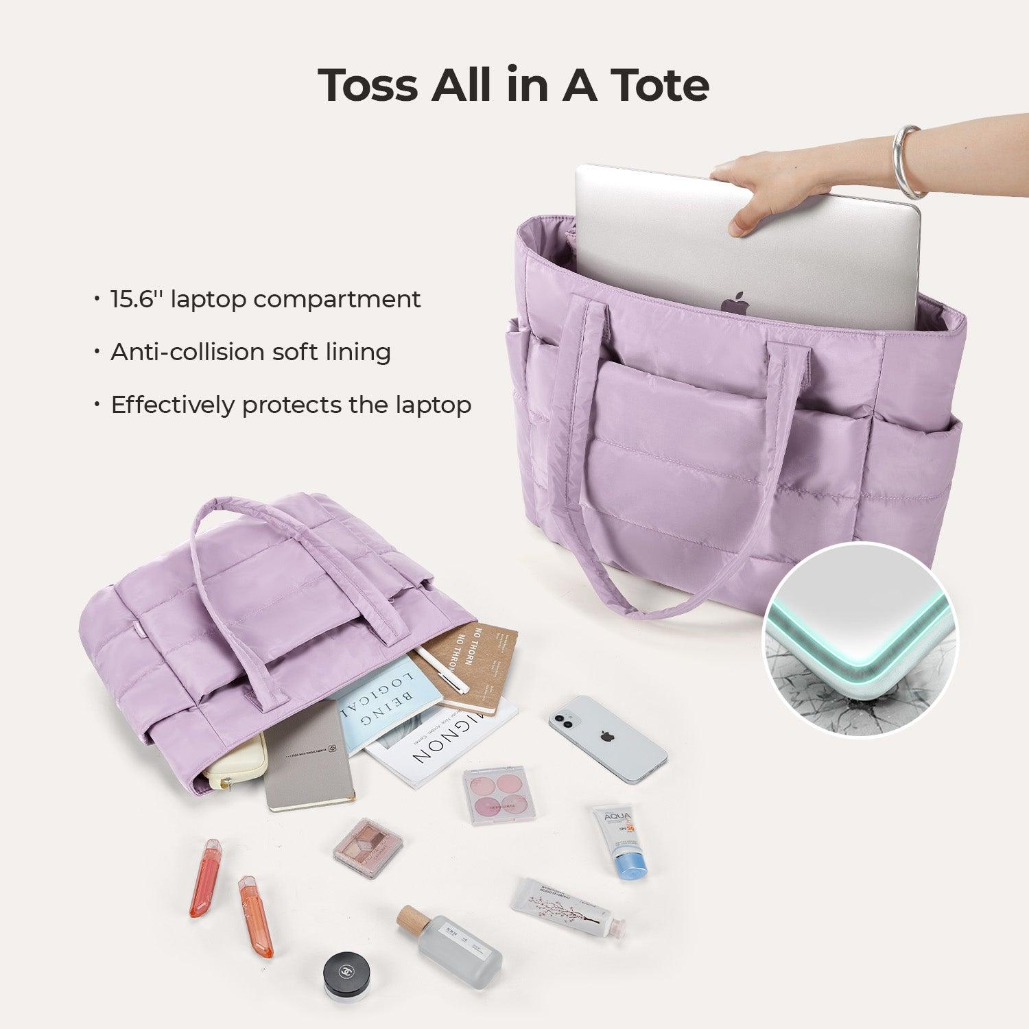 OLYRA the Bubble 20L Puffy 15.6" Laptop Work Tote