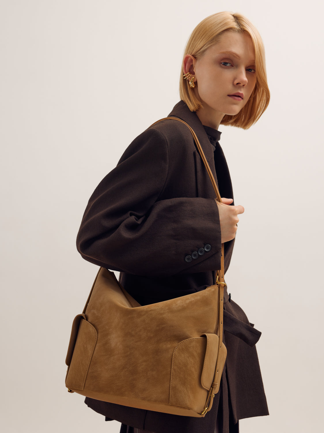 OLYRA Three Way Bag - Brown