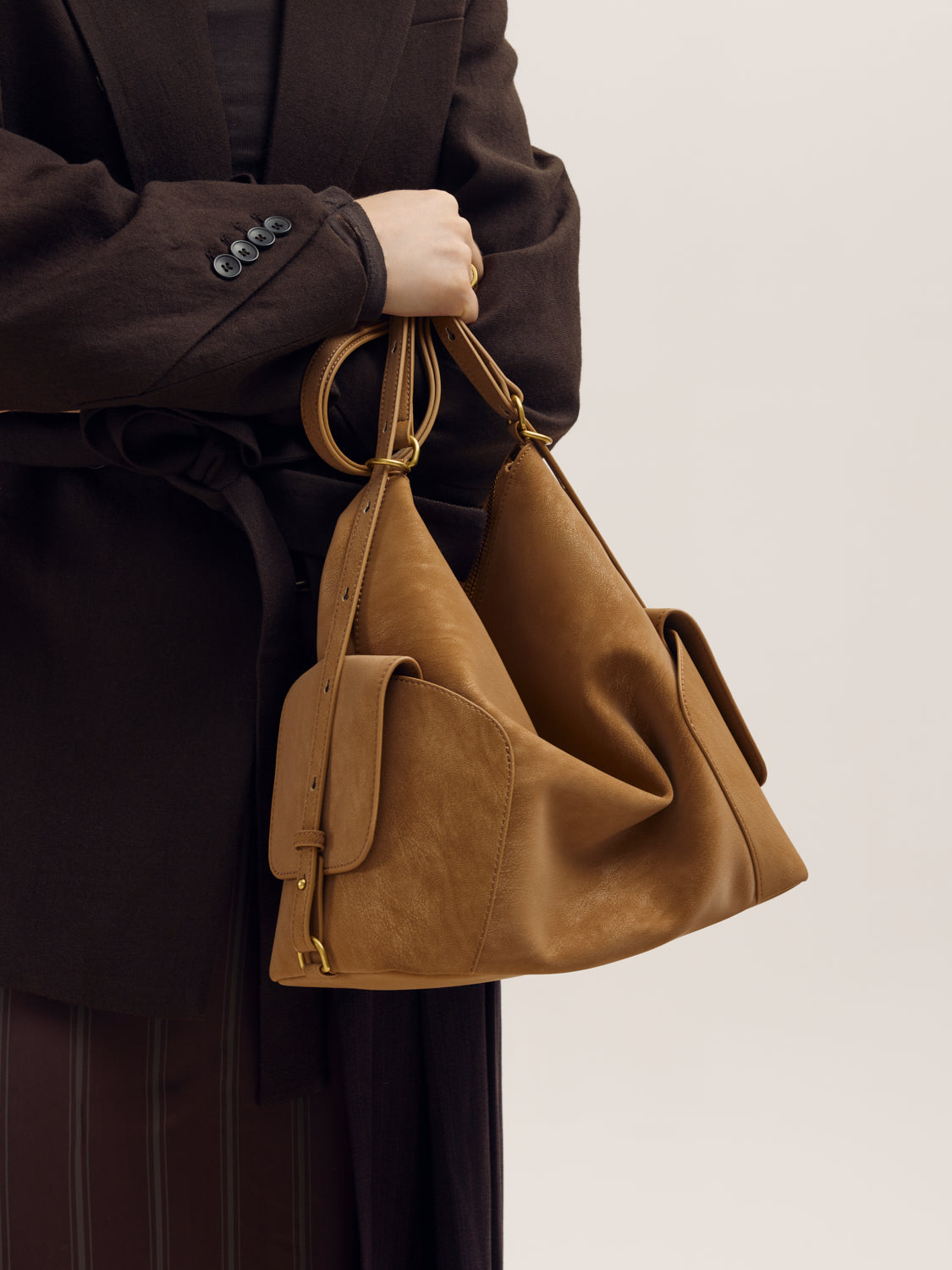 OLYRA Three Way Bag - Brown